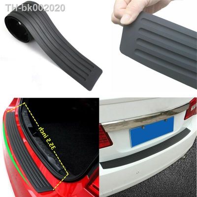 ▪✖■ Universal Car Trunk Door Guard Strips Sill Plate Protector Rear Bumper Guard Rubber Mouldings Pad Trim Cover Strip Car Styling