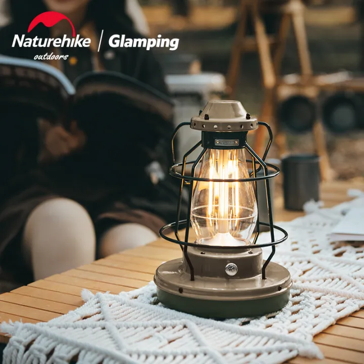 Naturehike Outdoor Camping Classic Retro Atmosphere Gas Lamp Portable Tent  Camping Floor Lamp - Outdoor Tools - AliExpress