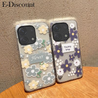 เคสโทรศัพท์ใหม่สำหรับ Infinix Note 30i 30 Pro กรอบลายดอกไม้พร้อมซิลิโคนนิ่มสำหรับแฟชั่นและป้องกันการตกเคส Infinix Note 30 Pro