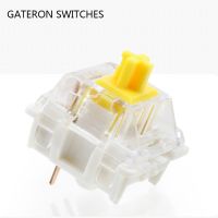 Gateron Switches 3pin Compatible For MX Mechanical Keyboard fit GK61GK64 GH60 red  yellow axis Basic Keyboards