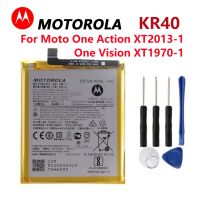 Motorola ใหม่3500MAh KR40เปลี่ยนแบตเตอรี่ศัพท์มือถือสำหรับ Motorola Moto One Action XT2013-1 One Vision XT1970-1