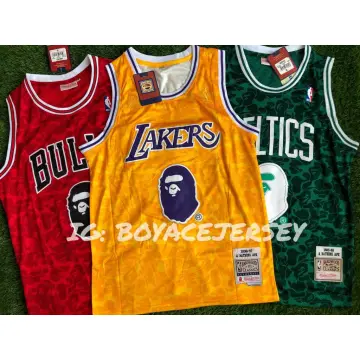 LeBron James BAPE X Mitchell & Ness Special Edition Lakers Jersey