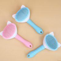 ขายดี? COMB BRUSH CAT FUR KEYPAD หวีแปรงนวดเก็บขนแมว