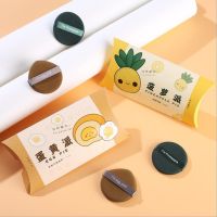 ELEGANT 1pack 3pcs Demon I 39;m Pineapple Pie / I 39;m Egg Yolk pie Cushion Puff BB Cream Sponge Puff Soft Double-Sided Use Makeup Tool 3pcs