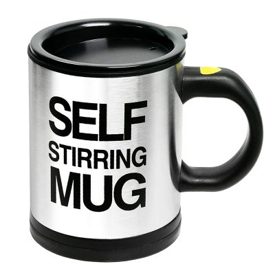 แก้วร้อนอัตโนมัติ Self Stirring กาแฟนมผสมถ้วย Creative Blender Mug Smart Mixer Mug สแตนเลส Self Stirring Drinkware
