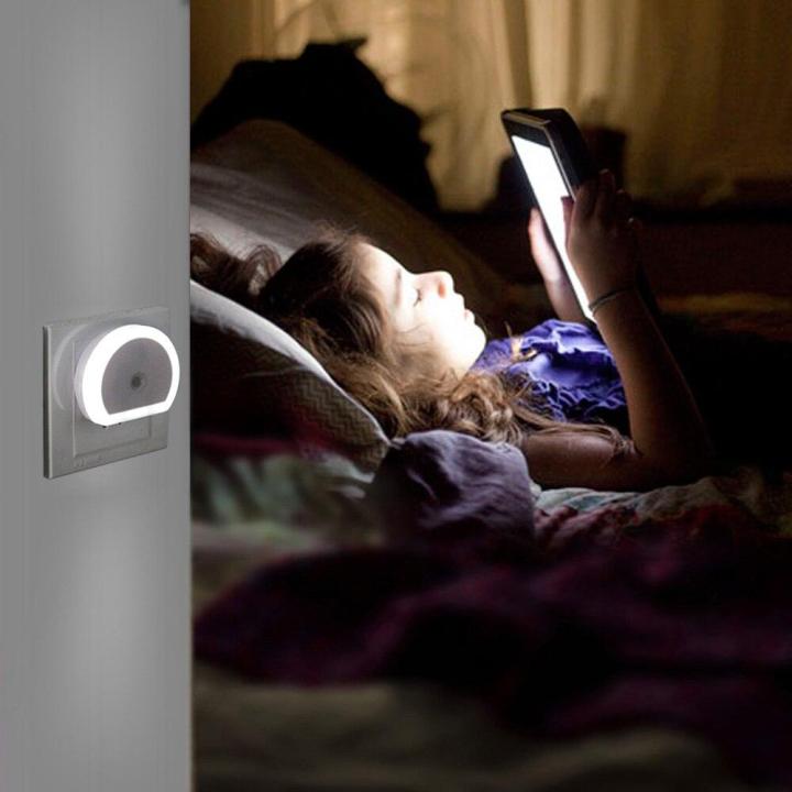 eu-ไฟกลางคืนปลั๊ก-led-พร้อม-usb-คู่ที่ชาร์จเสียบปลั๊กผนัง-dusk-to-dawn-sensor-โคมไฟติดผนังสำหรับของตกแต่งบ้านไฟนอนหลับ
