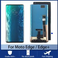 ของแท้สำหรับ Motorola Moto Edge + หน้าจอโทรศัพท์มือถือหน้าจอ LCD สำหรับ Moto Edge XT2063-3หน้าจอสัมผัสชุดประกอบ Digitizer