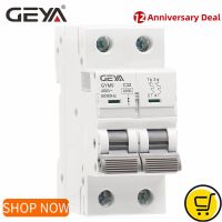 GEYA GYM9 2P MCB 6A-63A 400V C ราง Din เบรกเกอร์ขนาดเล็ก230V 6A-63A AC โรงงานจีน