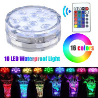 LED Home Submersible Lights Multi Color Underwater Night Lamp Waterproof Tea Light Vase Bowl Party Wedding Christmas Decoration