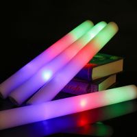 【hot】卍✕  Colorido Sticks Foam Stick Tube Luz escura para o Natal Aniversário Fontes de festa casamento Bulk 12 Pcs 15 30 60Pcs