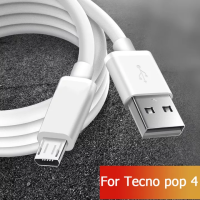 Tecno Pop 4สายสายข้อมูล Pova 2 Spark 5 6 Micro usb 3.4A และ 6A เต็ม ชาร์จ คุณภาพสูง