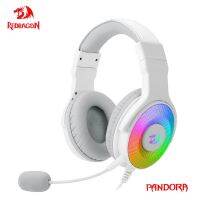 REDRAGON Pandora H350 RGB Backlighting gaming Headphone7.1 USB Surround sound Computer headset Earphones With Microphone Laptop