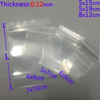 【CC】 Transparent Zip lock Plastic Ziplock Zipped Lock Reclosable Resealable PE Poly Jewelry