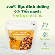 Hạt dinh dưỡng nướng mật dừa, nguyên hạt, không yến mạch - Túi 150g