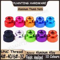 【CW】 5Pcs UNC 4 40 6 32 GB806 Aluminum Thumb Nut Blind Hole Hatching Knurled Hand Tighten Nuts for 3D Printer Curtain Wall