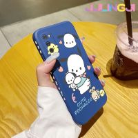 Jlingji เคส A03s แฟชั่น M02s A02s ปลอกสำหรับ Samsung,เคสป้องกันการกระแทกทำจากซิลิโคนนิ่มเคสมือถือด้านข้างบางลายเคสขอบสี่เหลี่ยม