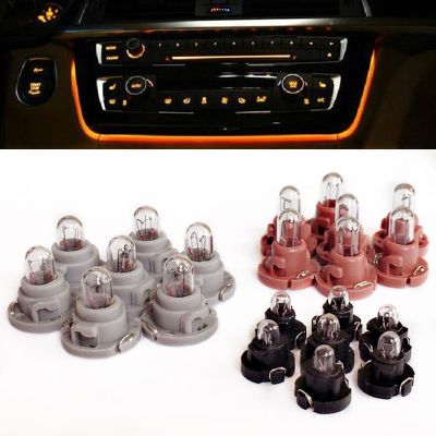 10PCS T3 T4.2 T4.7 12VAuto Interior Instrument Panel Light Bulbs Air Conditioning Lamps In Light Button
