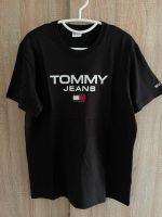 เสื้อยืดคอกลม Tommy Jeans Homme logo t-shirt size L สีดำ