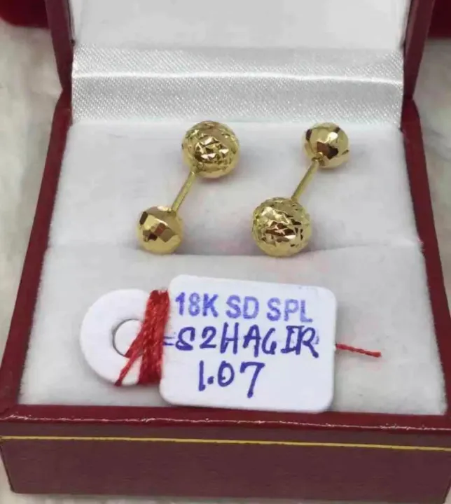 Pawnable Gold Earrings Sale 18k | Lazada PH