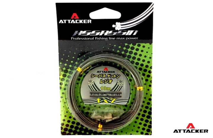 attacker-assassin-1x7-10m-สายลีดสลิงตกปลา-สายสลิงเคลือบ-สายสลิง-ตกปลา-อุปกรณ์ตกปลา-สายเอ็น