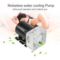 Mini Ultra Quiet Water Pump for Computer CPU G1/4 Threaded Portable Water Pump for CPU Cooling High Flow Water Cooling System for Computers