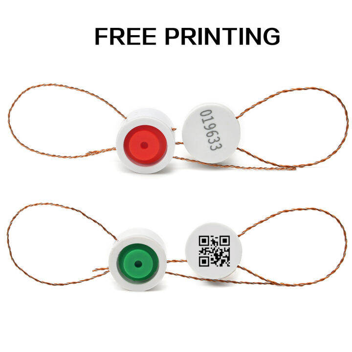 100PCS Serial Numbered Electric Meter Seals Tamper Evident Meter Seal
