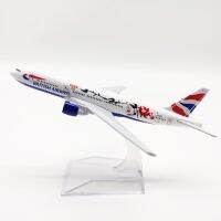 [16cm] โมเดลเครื่องบิน British Airways 777 (Aircraft Metal Model) วัสดุทำจากเหล็ก มีล้อ สวย งานคุณภาพ พร้อมฐาน - ของเล่น ของสะสม ตั้งโชว์เสริมฮวงจุ้ย