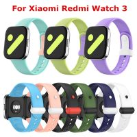 สายคล้องคอสําหรับ Redmi Watch 3 ซิลิโคนนุ่มเปลี่ยนสายนาฬิกาสายสร้อยข้อมือสําหรับ Xiaomi Redmi Watch3 Watch 3 สายรัดข้อมือ Correa