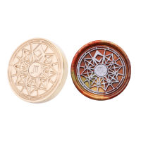 12 Constellations Sealing Wax Stamp Head Fire Paint Antique for Wedding Invitation Gift Packaging Scrapbooking Card DIY Envelopes Stamps Replace Heads