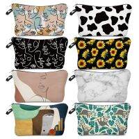 Deanfun Sloth Abstract Art Cosmetic Bag Waterproof Printing Swanky Turtle Leaf Toilet Bag Custom Style for Travel 51476