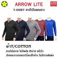 COD  ✽ARROW LITE T-SHIRT สาปโปโลแขนยาว✯