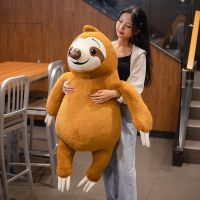 【CW】35-100CM Korea TV Backstreet Rookie Simulation Stuffed Sloth Toy Plush Sloths Soft Toy Animals Plushie Doll Pillow for Kids Gift