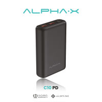 ALPHA·X C10PD PowerBank 10000mAh พาวเวอร์แบงค์รองรับชาร์จเร็ว PD20W | QC 3.0 รับประกันสินค้า 1 ปี