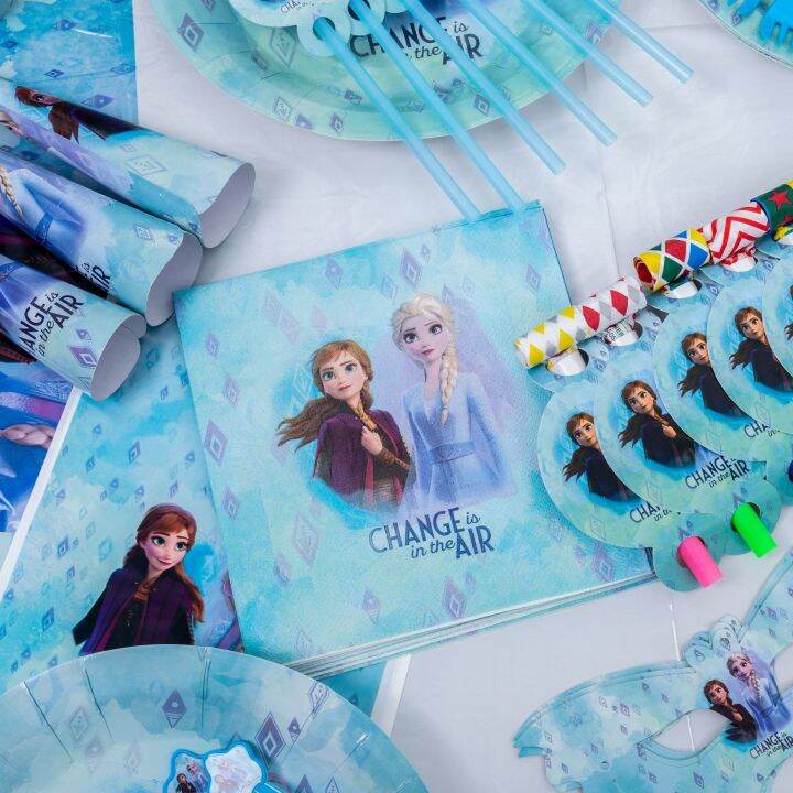 cw-๑-57pcs-lot-frozen-birthday-decorations-kids-disposable-tableware-supplies