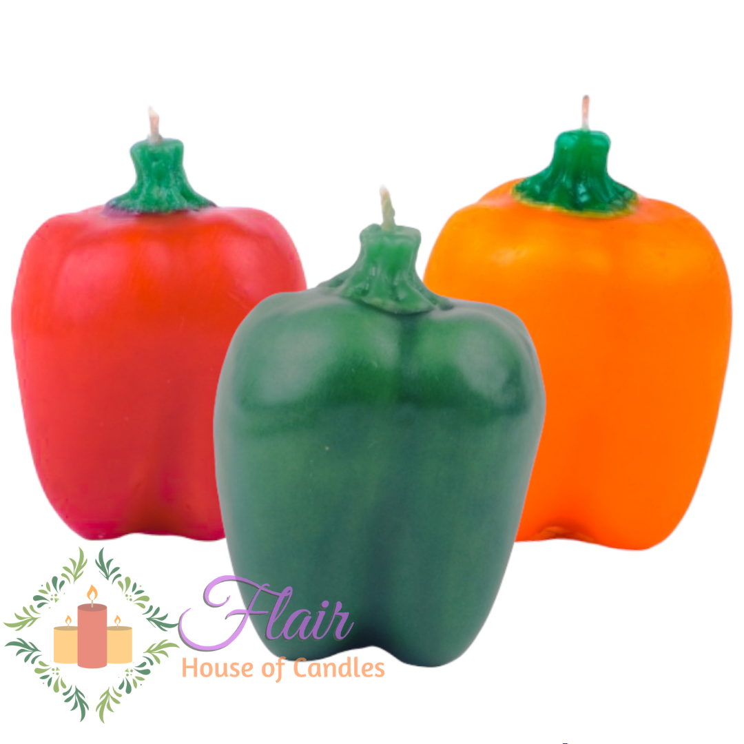 3PCS Artificial Imitated Pepper Home Decor Vegetable Peppers Fake Realistic 