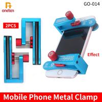 2Pcs/Box GO-014 Mobile Phone Flip Screen Open Glue Screen Fixed Fixture Frame LCD Touch Screen Change Screen Fit Clip Tools