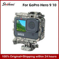 กรณี Camo สำหรับ GoPro ฮีโร่11 10 9สีดำปกกรอบป้องกันหน้าจอแก้วสำหรับ Go Pro 9 Gopro9อุปกรณ์เสริม