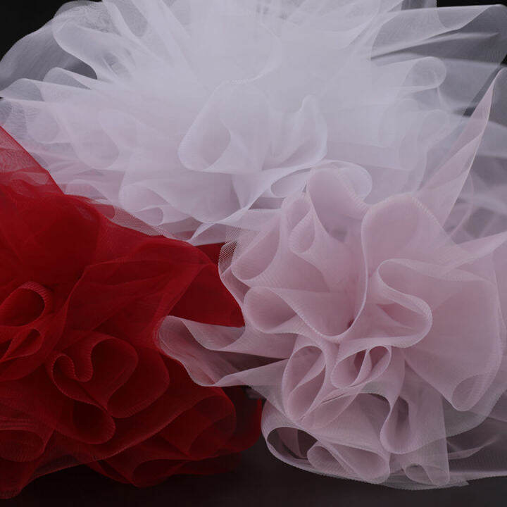 SHIOK 50cm x 50cm Forest Style Gauze Net Flower Bouquet Wrapper For