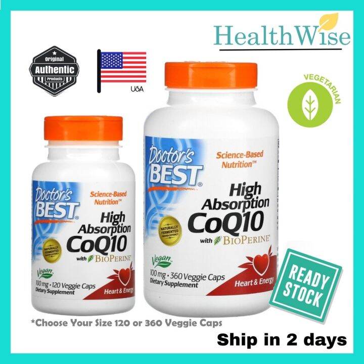 Big Promo [USA] DOCTOR'S BEST Vegan High Absorption CoQ10 with ...