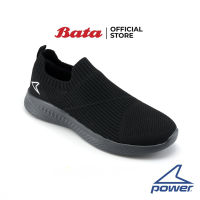 Bata บาจา POWER รองเท้าเดินออกกำลังกาย แบบสวม สำหรับผู้ชาย รุ่น Breeze Delight LO สีดำ รหัส 8186250