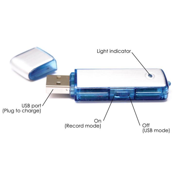 เครื่องบันทึกเสียง-usb-8gb-เครื่องอัดเสียง-สีเงิน-ที่อัดเสียง-บันทึกเสียง-voice-recorde-อัดเสียง