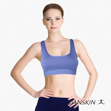 Danskin Ignite Edge Medium Support Sports Bra with Front Zipper for Gym  Athleisure Women Activewear