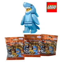 LEGO เลโก้แท้ 100% มินิฟิกเกอร์ Lego Mini Figures 71011  นายชุดฉลาม  Shark Man  ของใหม่พร้อมส่ง ยังไม่แกะ มีของพร้อมส่ง  (ภาพถ่ายจากของจริง)