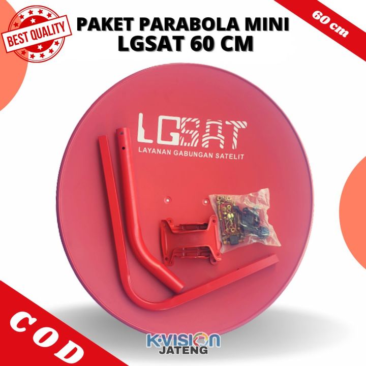 Dish Parabola Mini Cm Plus Kaki Kaki Baut Dan Lnb Lazada Indonesia