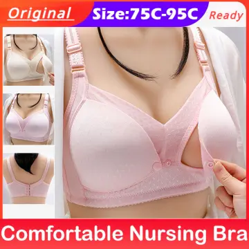 1pc Nursing Camisole Bra Style Push Up Breastfeeding Maternity Underwear  Thin Bra For Pregnant Women