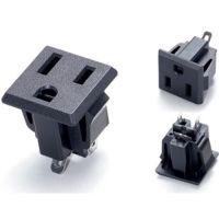 10Pcs AC 125V 15A 3Pin ปลั๊ก3ขั้วต่อซ็อกเก็ตอะแดปเตอร์