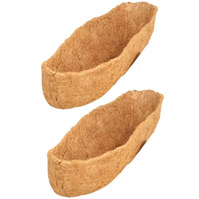 2 Pcs Coconut Liner Natural Coconut Fiber Basket Coconut Replacement Liner Perfect Planter Liner Replacement for the Old