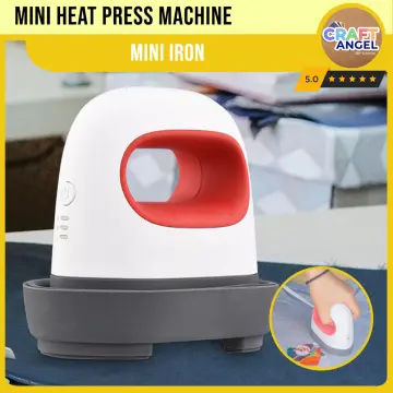 Craft Iron Mini Heat Press ,Small Heat Press Machine for T Shirts Shoes  Hats Small HTV Iron-on Vinyl Projects Portable Heating T - AliExpress