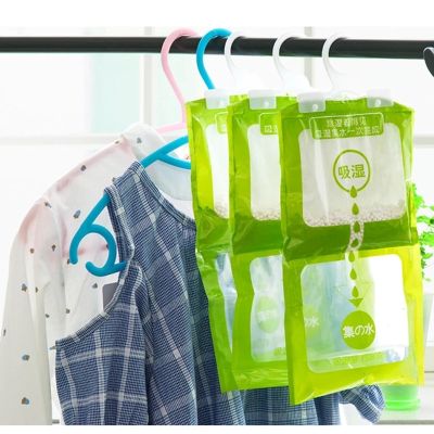 Drying Agent Hygroscopic Anti-Mold Desiccant Bags New Hanging Wardrobe Hanging Moisture Bag Closet Cabinet Wardrobe Dehumidifier