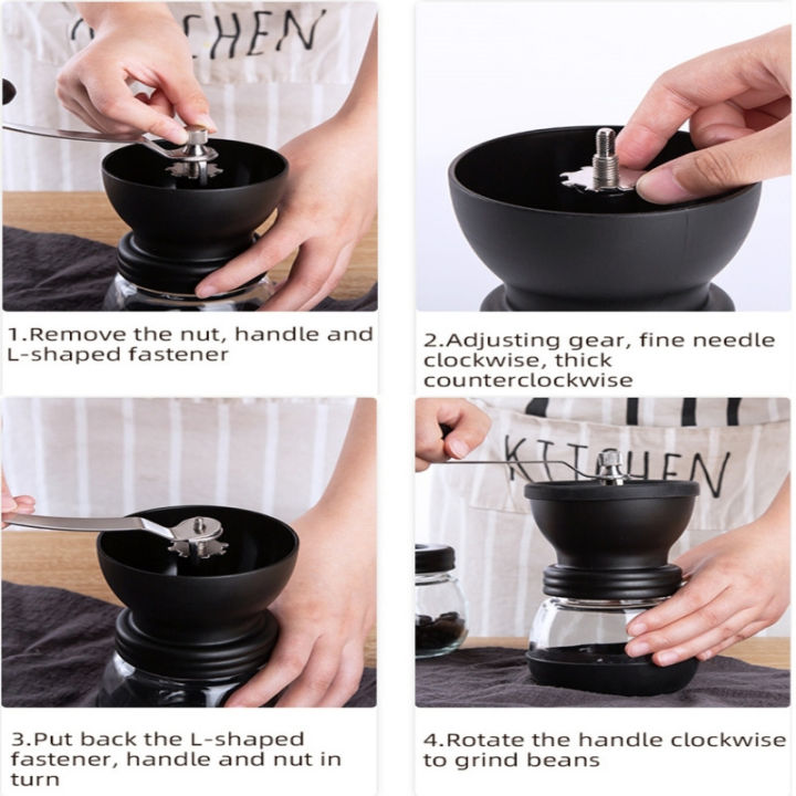 portable-manual-coffee-machine-coffee-bean-grinder-set-adjustable-ceramic-burr-hand-crank-household-crusher-milling-kitchen-tool
